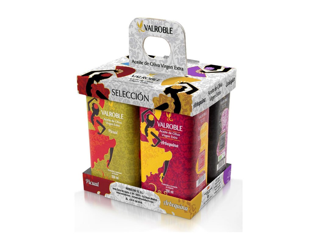 Pack de 4 latas Valroble: Picual, Arbequina, Fusión y Ecológico, aove picual, aove jaén, aove orcera, potosi 10, aove potosi 10, virgen extra, aceite andaluz, aceite andalucía, aceite de oliva virgen extra, picual temprano, aove verde, aceite gourmet, valrobles, aove ecológico, valroble de potosí 10