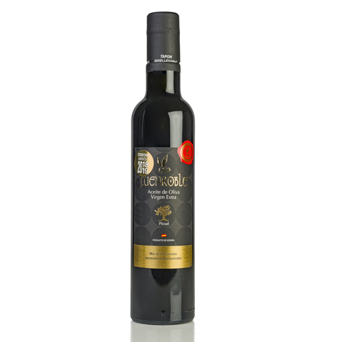 AOVE Fuenroble Picual botella 500ml, aove, aceite oliva, aceite de oliva virgen extra, aove denominación de origen, aove picual, aove jaén, aove orcera, potosi 10, aove potosi 10, virgen extra, aceite andaluz, aceite andalucía, aceite de oliva virgen extra, picual temprano, aove verde, aceite gourmet, Exento de IVA, aceite oliva virgen comprar, comprar aceite de oliva virgen extra