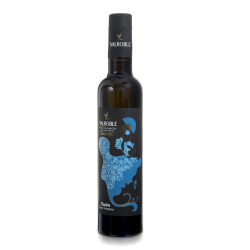 AOVE Valroble Fusión botella 500ml, aove, aceite oliva, aceite de oliva virgen extra, aove denominación de origen, aove picual, aove jaén, aove orcera, potosi 10, aove potosi 10, virgen extra, aceite andaluz, aceite andalucía, aceite de oliva virgen extra, picual temprano, aove verde, aceite gourmet, Exento de IVA, aceite oliva virgen comprar