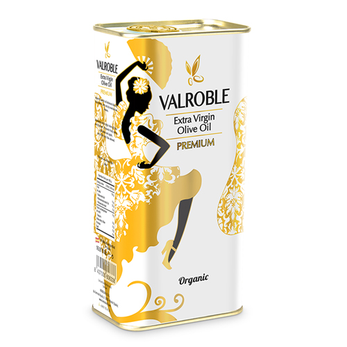 AOVE Valroble Organic Picual lata 500ml, Aceite de oliva virgen extra; aceite de oliva virgen extra de olivo de montaña sierra de segura; rico en antioxidantes; polifenoles; aove de sierra de segura producido en orcera; aceite de oliva virgen extra ecológico, comprar aceite de oliva