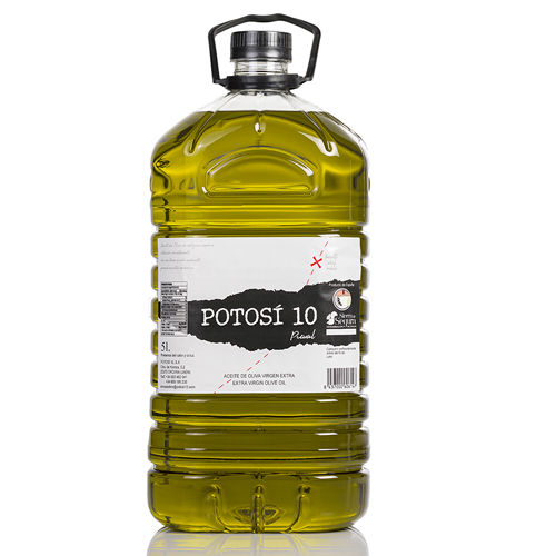 AOVE Potosí 10 - PET 5 lt, aove; aceite de oliva virgen extra; aceite de oliva virgen extra fuenroble; aove de jaén; aceite de oliva virgen extra de orcera; aceite de oliva virgen extra de sierra de segura; aove de sierra de segura; extra virgin olive oil; EVOO; aceite de oliva virgen extra con denominación; aceite de oliva comprar, aceite de oliva gourmet, aceite de oliva regalo,