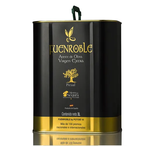 Aceite de oliva virgen extra Fuenroble Picual lata 3 litros