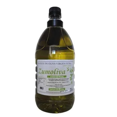 Aceite de oliva virgen extra Zumoliva Picual en formato PET de 2 litros
