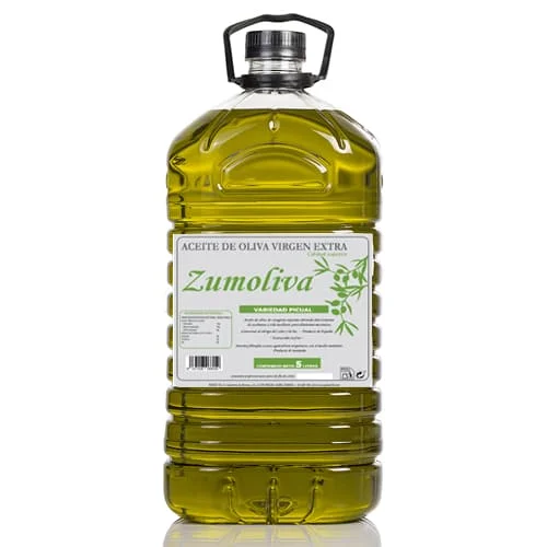 Aceite de oliva virgen extra Picual Zumoliva en envase PET de 5 litros